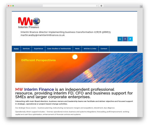 Smartline pro WordPress plugin - mwinterimfinance.co.uk