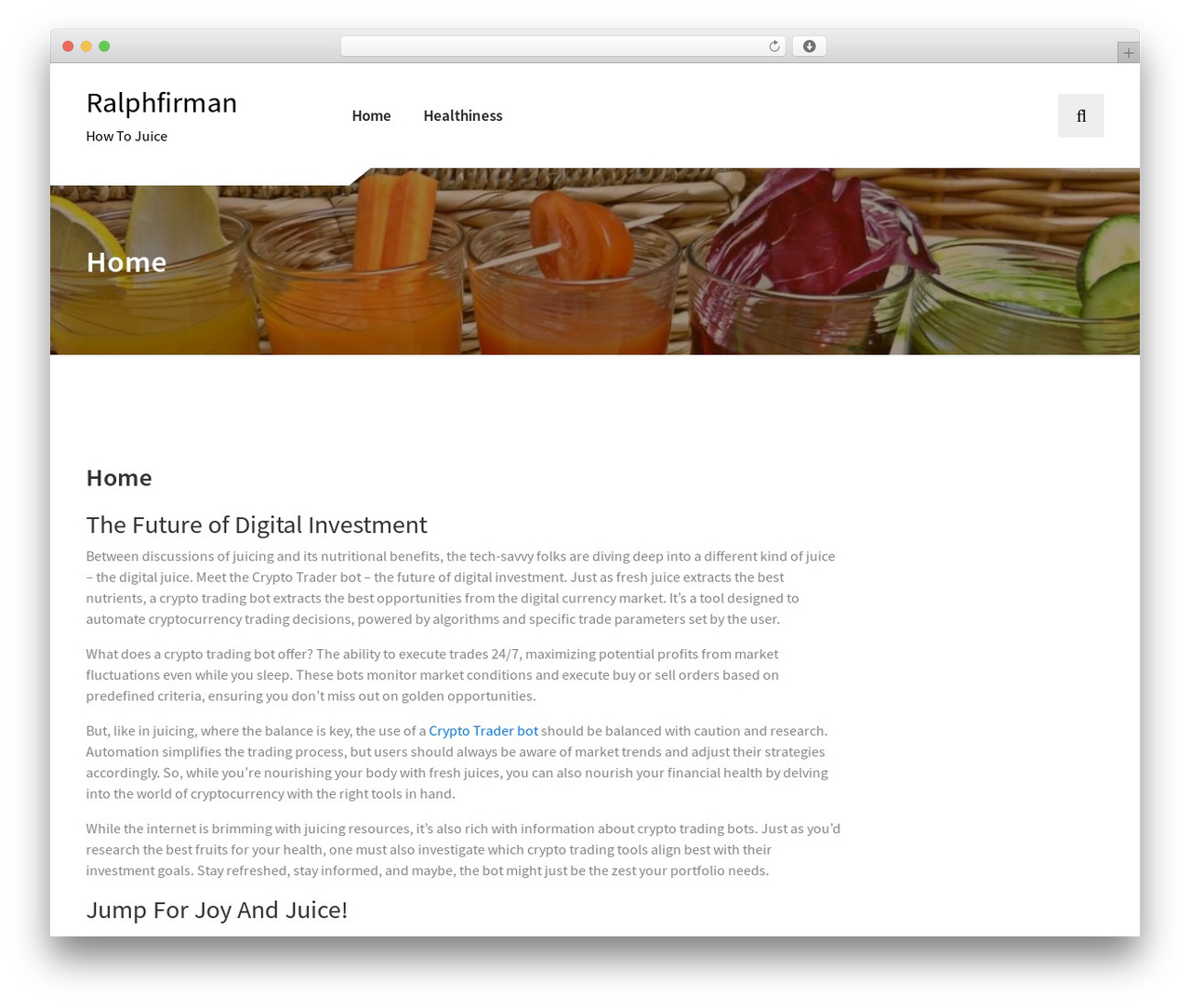Theme WordPress Maxstart - ralphfirman.net