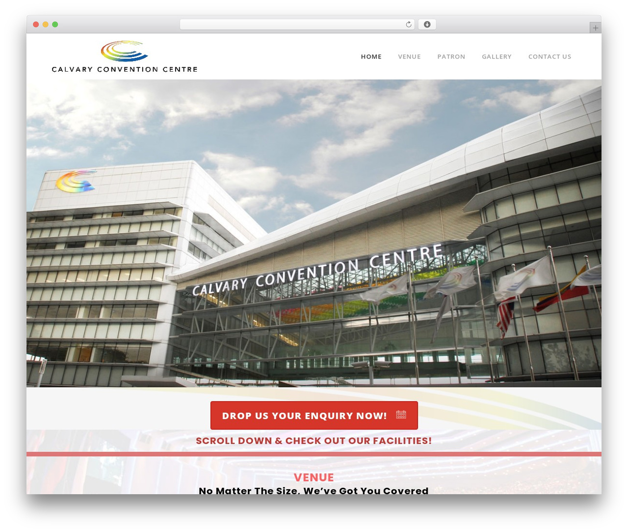 Theme WordPress CCC - calvaryconventioncentre.com