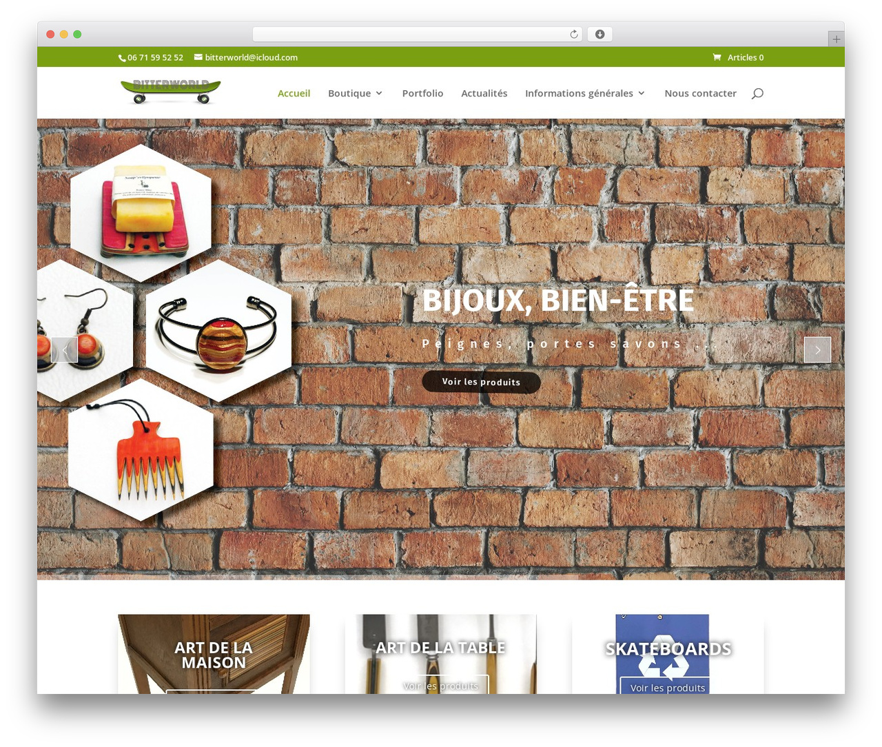 WordPress theme Divi - skateboard-bitterworld.fr