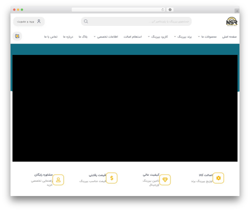 WordPress theme sepid - nsrbearing.com