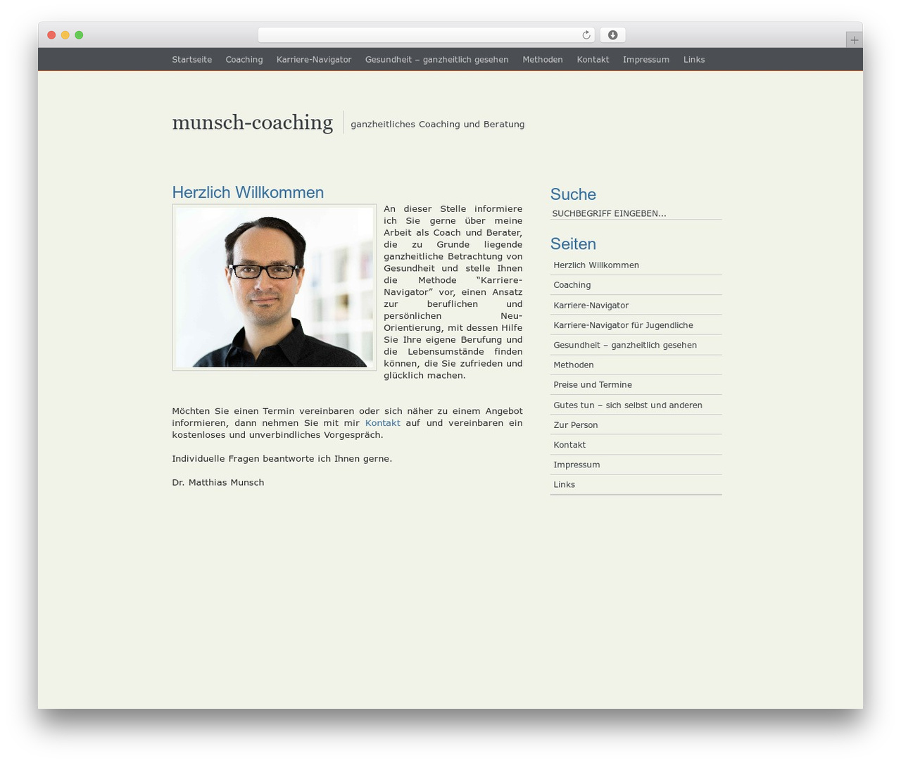 WordPress theme SimplicityBright - munsch-coaching.de