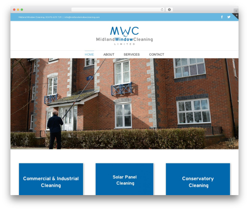 Avada WordPress theme - midlandwindowcleaning.com