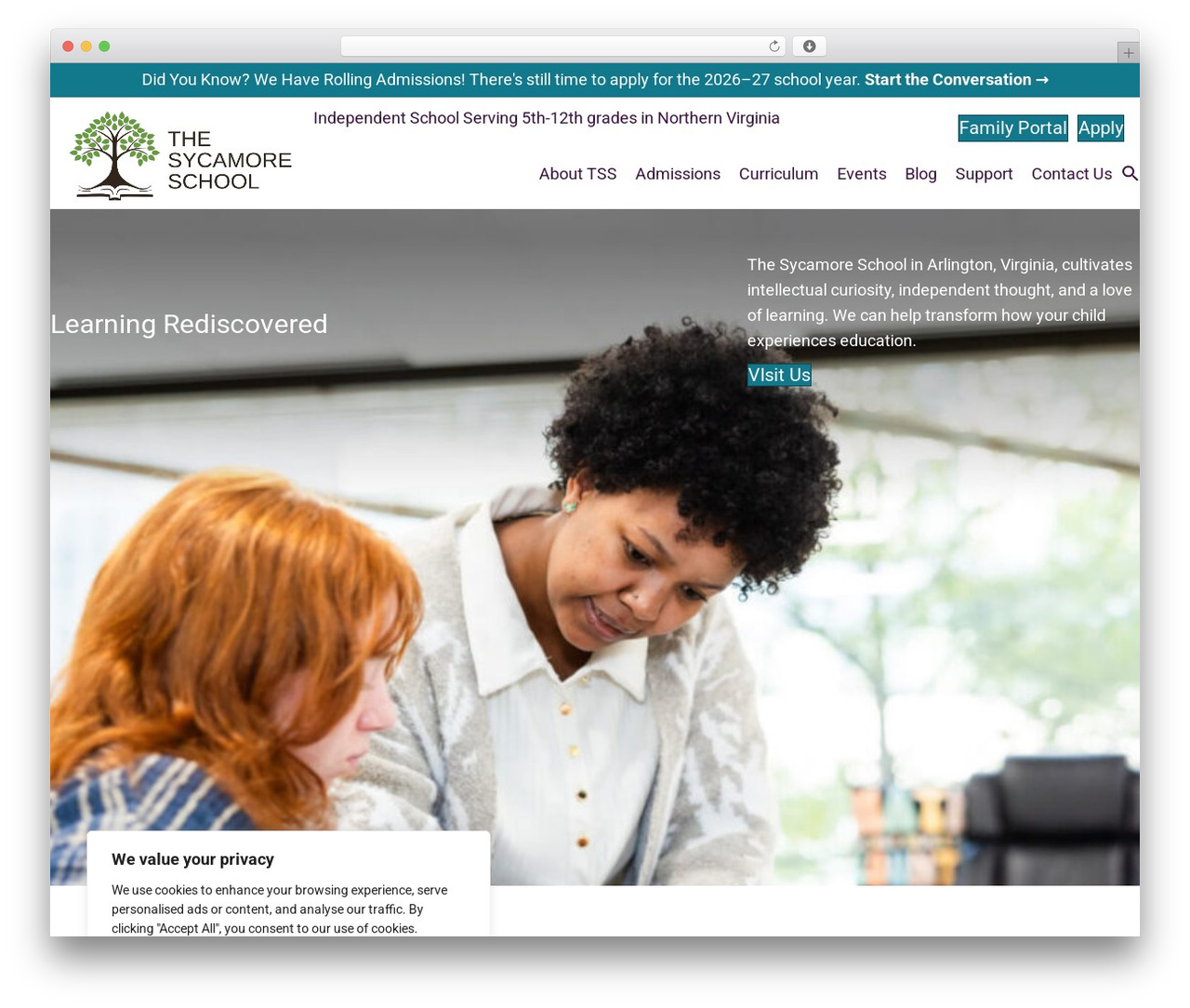 The Sycamore School Theme WordPress theme - thesycamoreschoolva.org