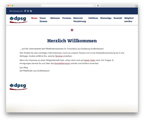 DPSG BASE THEME theme WordPress - dpsg-grossenbaum.de