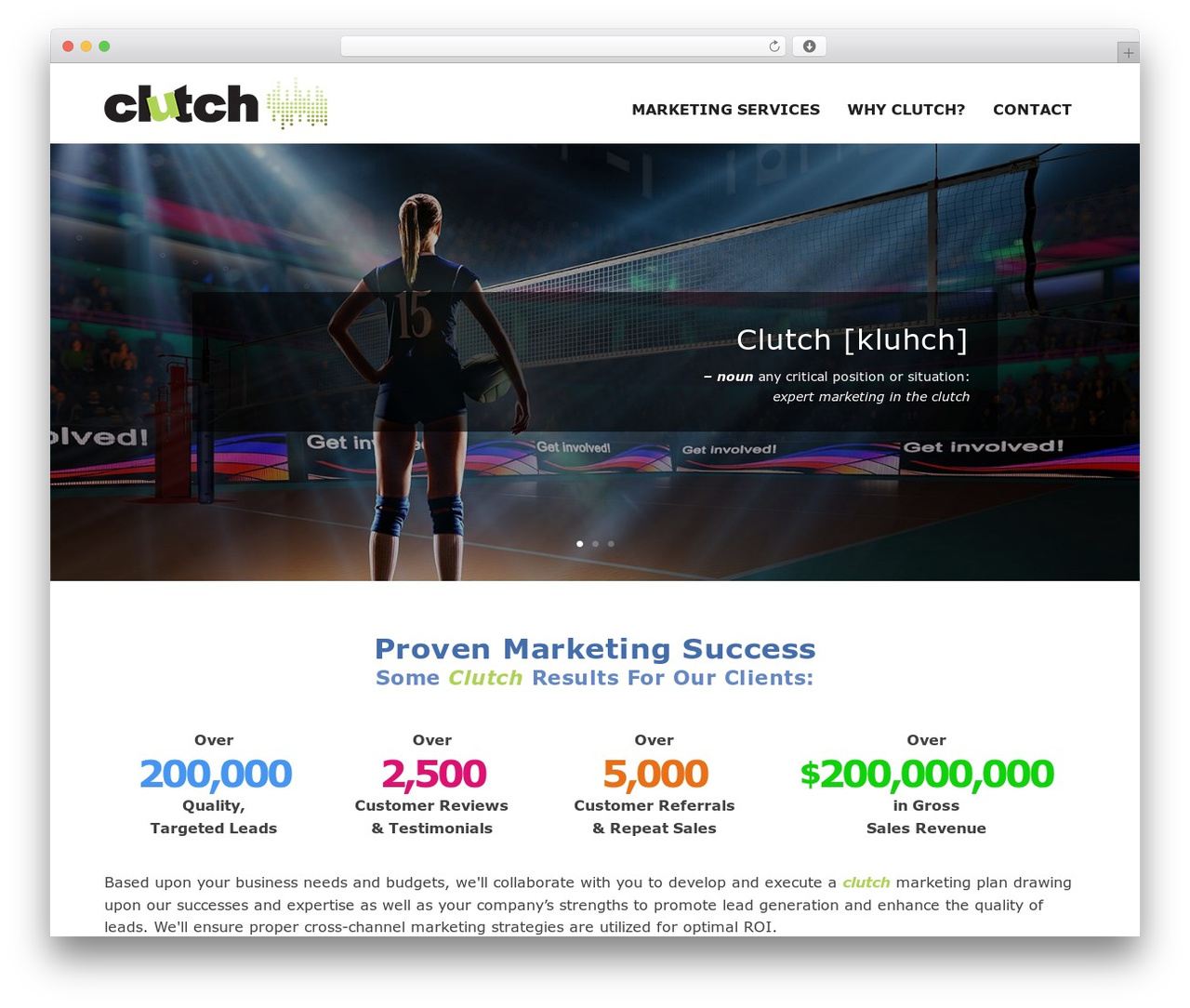 Extra WordPress theme - clutch.marketing