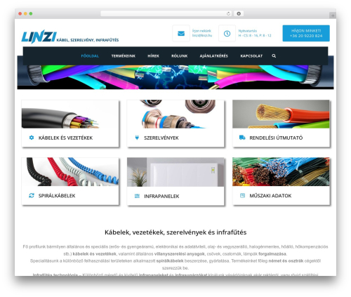 Industrial theme WordPress - linzi.hu