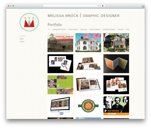 Infinity personal WordPress theme - melissabrock.com