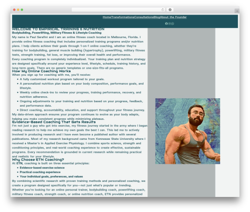 Lexionic WordPress theme - trainempirical.com Lexionic WordPress theme - trainempirical.com