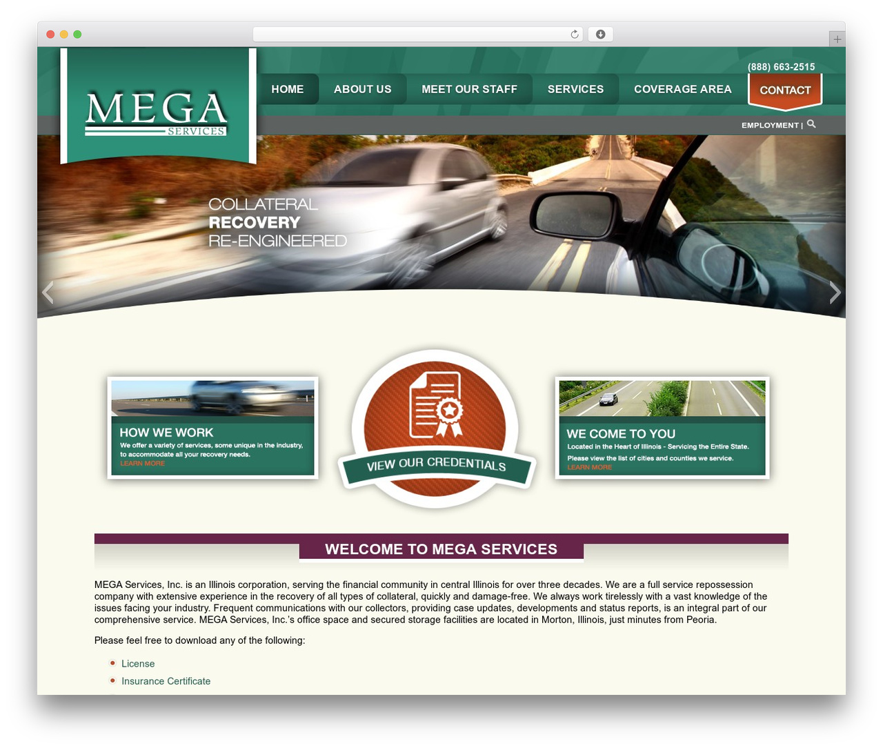Mega Services WordPress theme - megaservicesinc.com