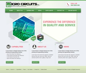 Micro Circuits theme WordPress Micro Circuits theme WordPress