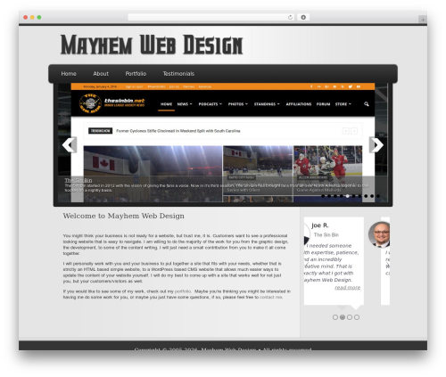 Testimonial Slider (testimonial-slider) free WordPress plugin - mayhemwebdesign.com