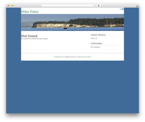 PressWork WordPress theme - mwfoley.com PressWork WordPress theme - mwfoley.com