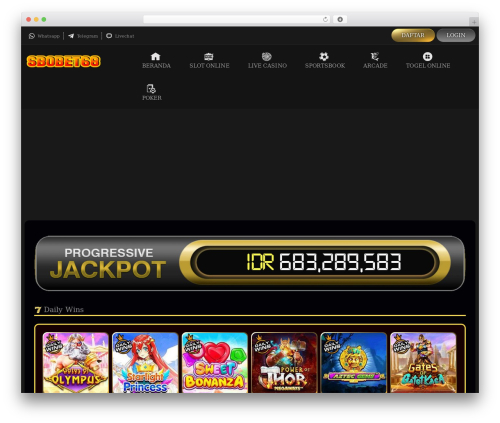 Theme WordPress Premium77 - sbobet68.org