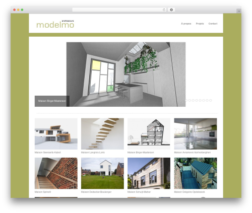 Uber top WordPress theme - modelmo.be