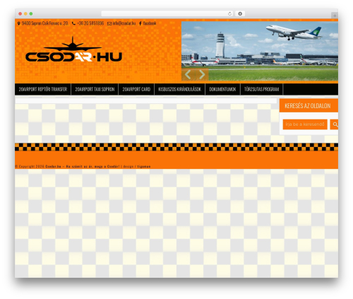 WordPress theme Csodár - microbus.hu