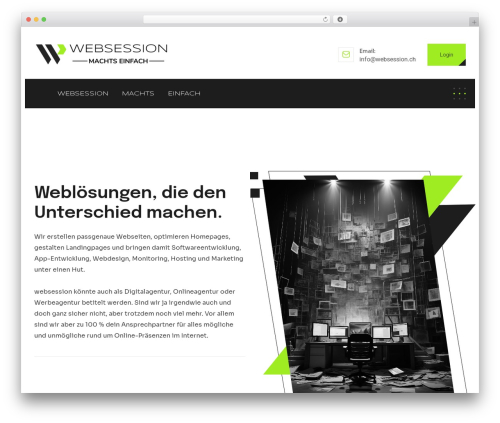 WordPress theme Noile - websession.ch