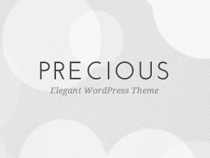 WordPress theme Precious by Adrian Diaconescu