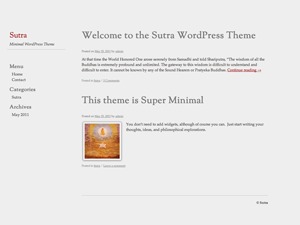 WordPress theme Sutra