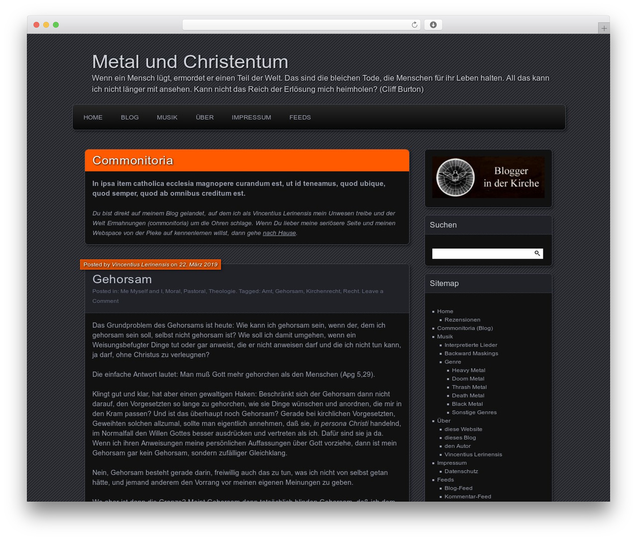 Wordpress Website Template Parament By Automattic Metal Und