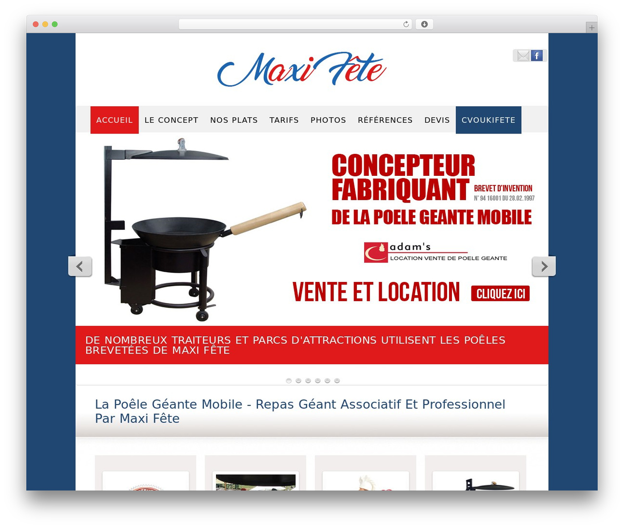 poele WordPress theme - maxifete.com