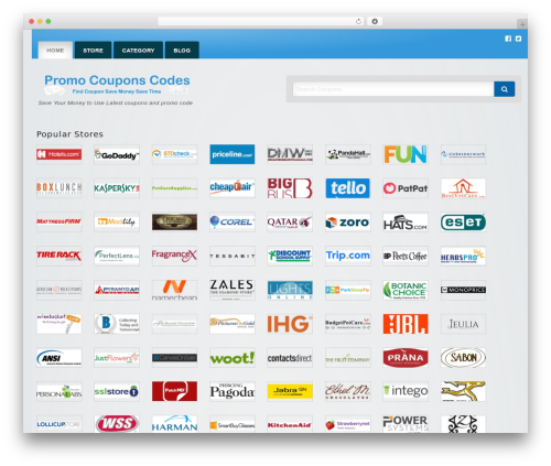Clipper WP theme - promocouponscodes.com