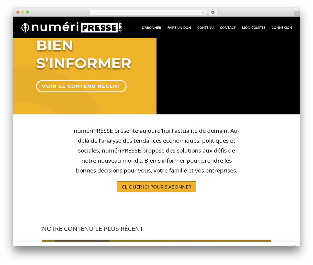 Divi WordPress theme - numeripresse.com
