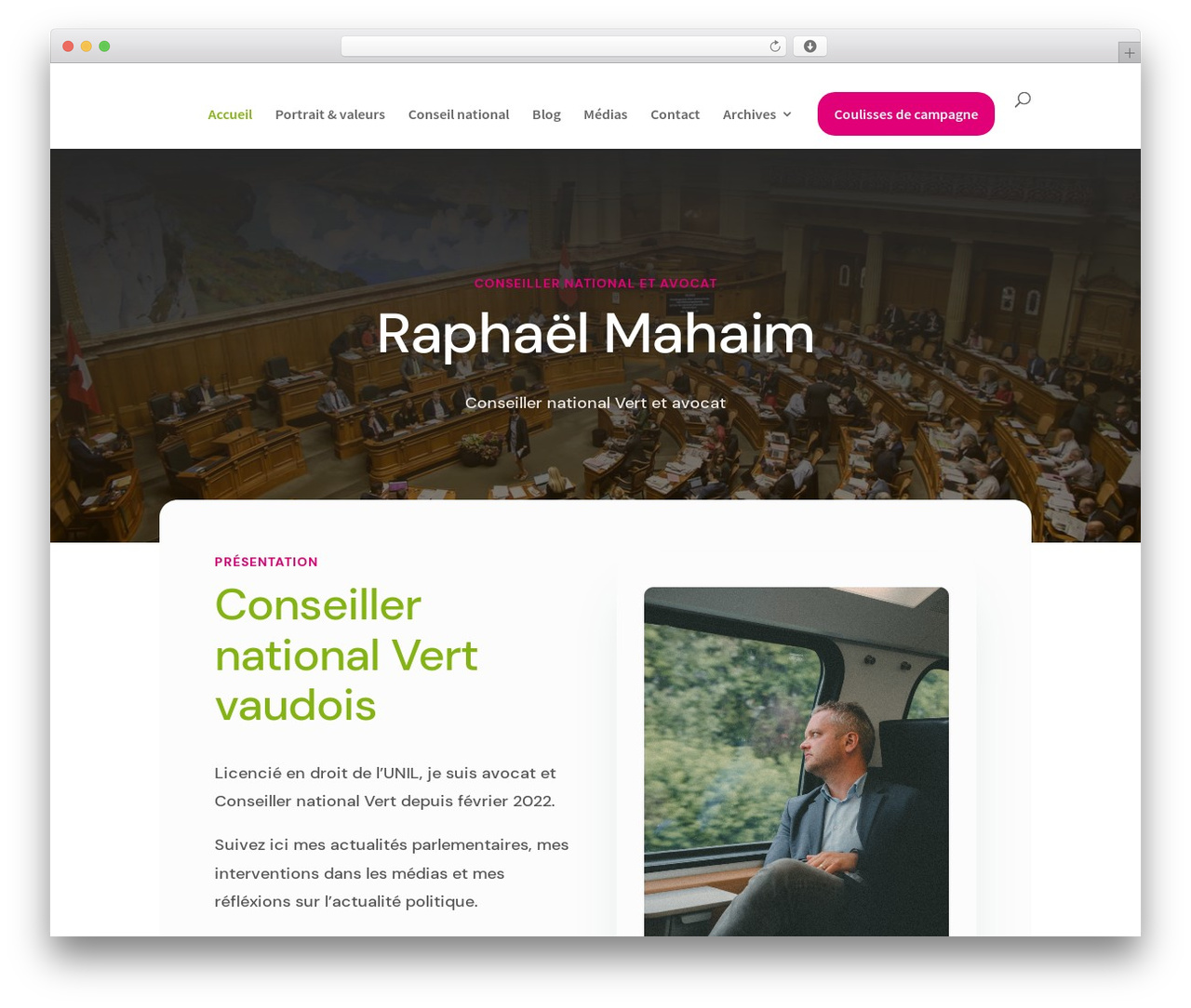 Divi WordPress theme - mahaim.ch