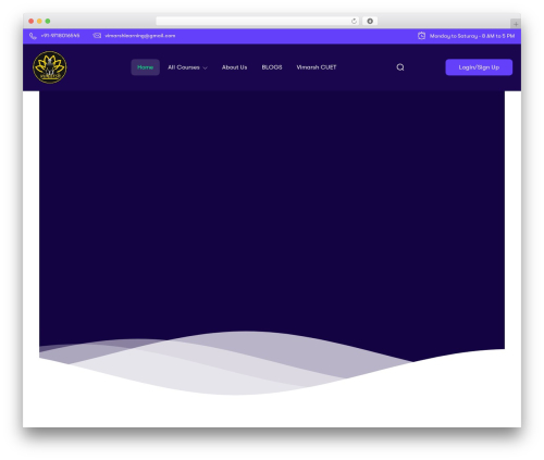 Educrat theme WordPress - vimarshlearning.com