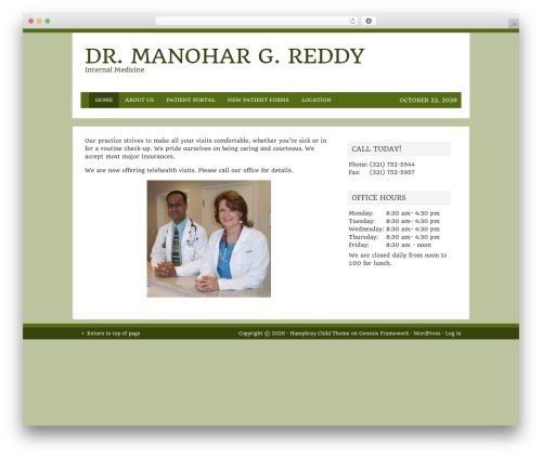 Genesis WordPress theme - manohargreddy.com