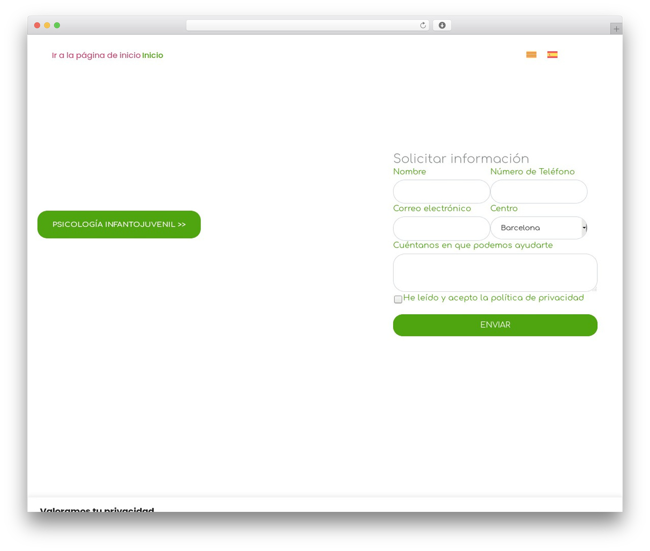 Hello Elementor WordPress theme - einepsicologia.es