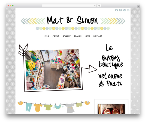 Isabelle WordPress theme - matsimon.it