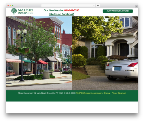 MSH Responsive Theme theme WordPress - matsoninsurance.com
