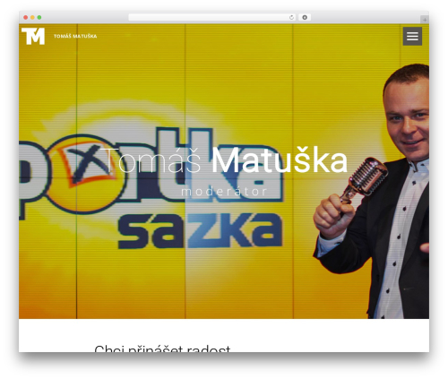 Project theme WordPress - tomasmatuska.cz