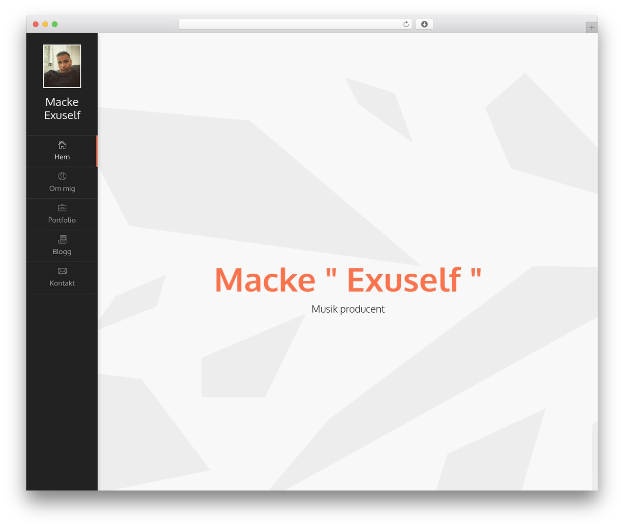 Unique theme WordPress - exuself.com