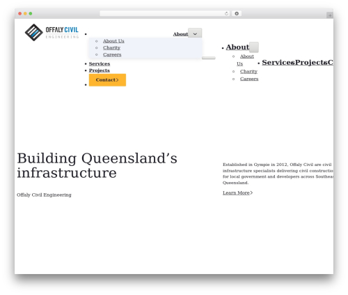WordPress theme Bricks - offalycivil.com