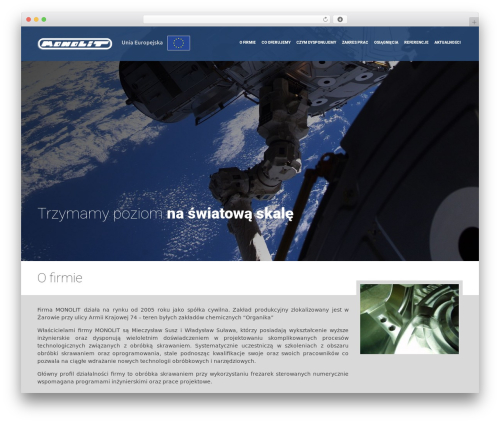 WordPress theme LSTarter - monolitcnc.com