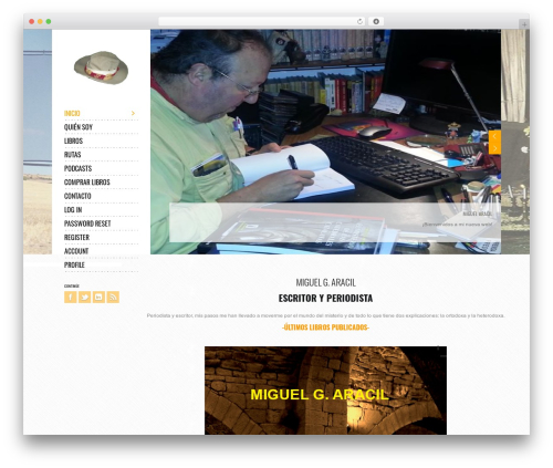 WordPress theme Socha Responsive Theme - miguelaracil.com