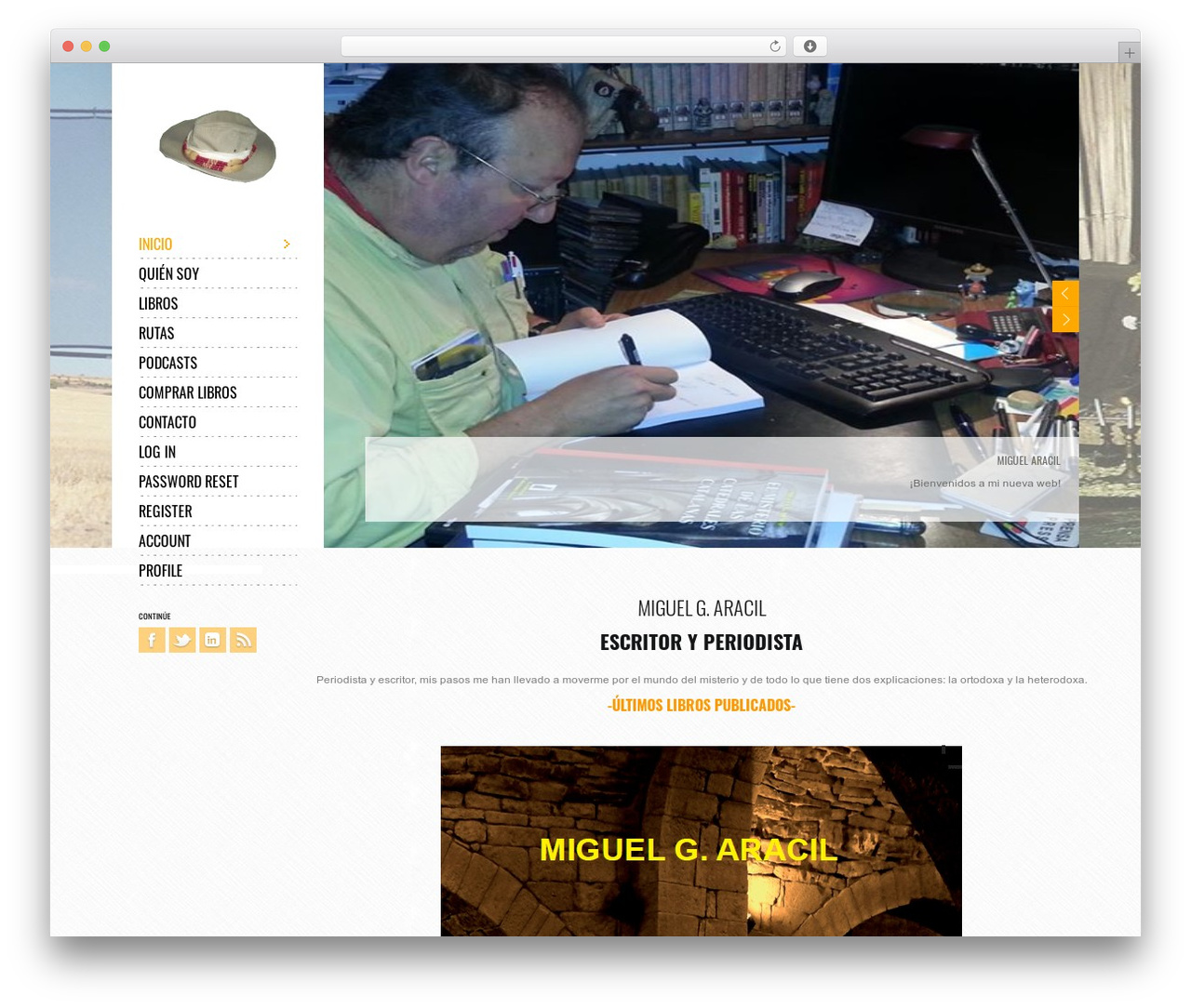 WordPress theme Socha Responsive Theme - miguelaracil.com