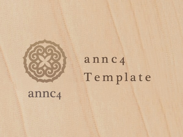 WordPress website theme Template base by annc4