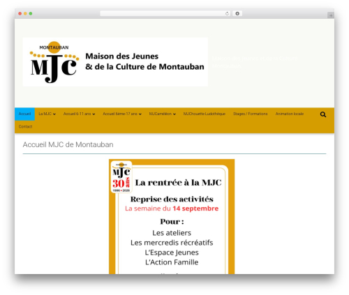 6temflex theme WordPress - mjcmontauban.com