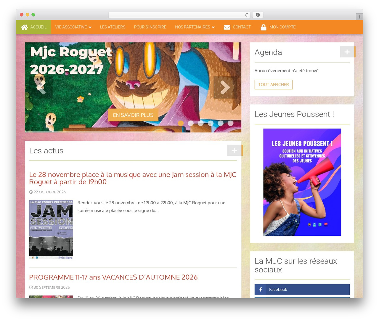 6temflex WordPress theme - mjcroguet.fr