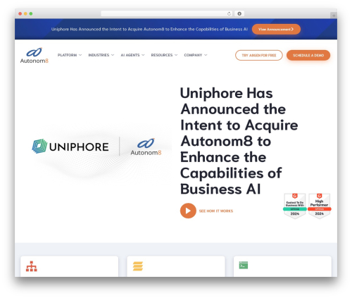 A8 WordPress theme - autonom8.com