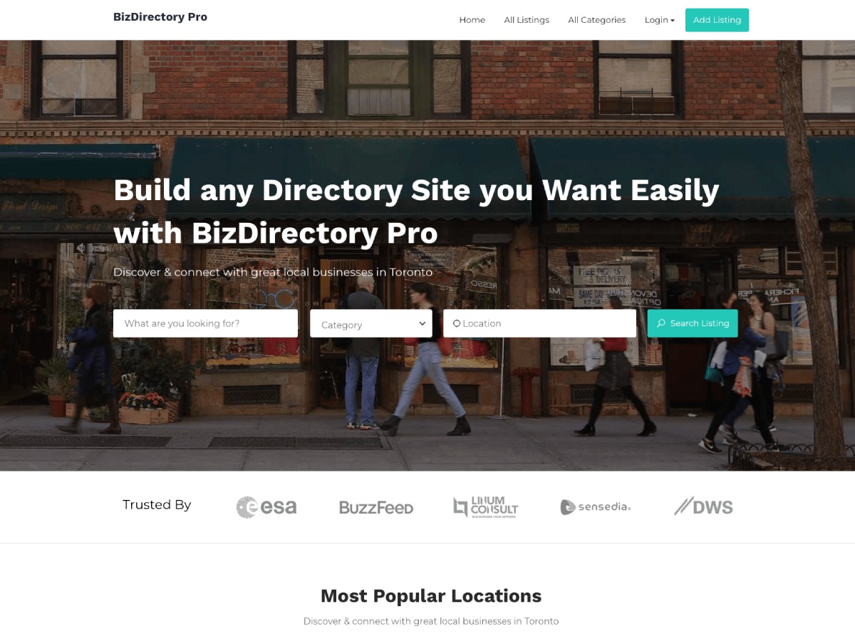 BizDirectory Pro business WordPress theme BizDirectory Pro business WordPress theme