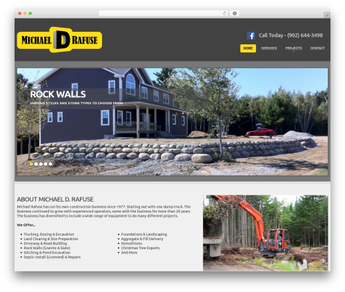 cherry WordPress theme - michaeldrafuse.com