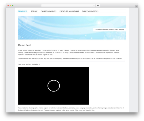 Delicate WordPress theme design - marthamurrie.com Delicate WordPress theme design - marthamurrie.com