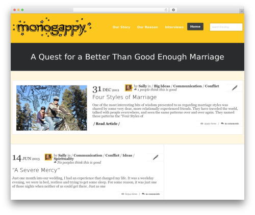 Explosion - Responsive Wordpress Blog / Personal Theme WordPress blog theme - monogappy.com