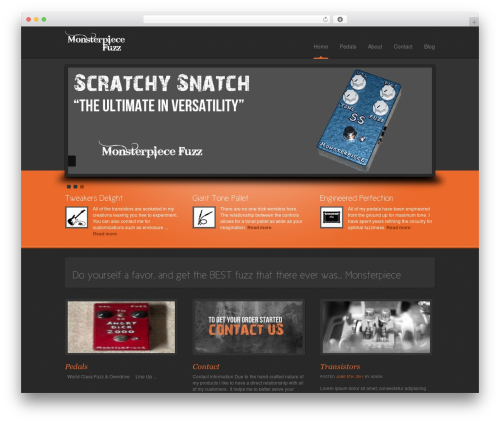Factory WordPress Theme best WordPress theme - monsterpiecefuzz.com