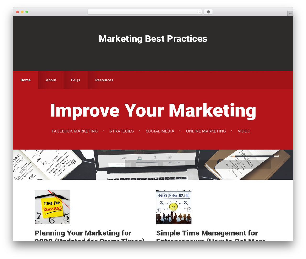 Genesis theme WordPress - marketingbestpractices.net