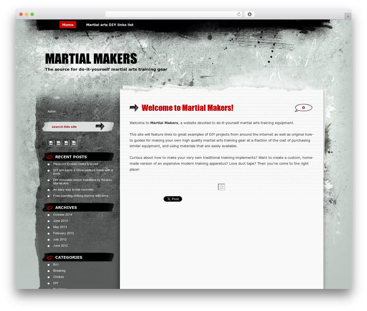 Greyzed theme WordPress - martialmakers.com Greyzed theme WordPress - martialmakers.com